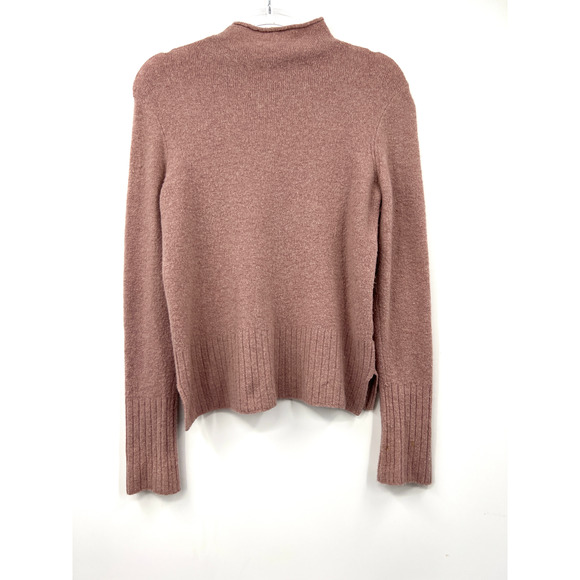 Madewell Blush Pink Inland Alpaca Wool Mockneck Sweater Women’s Size Medium‎ - Picture 2 of 5